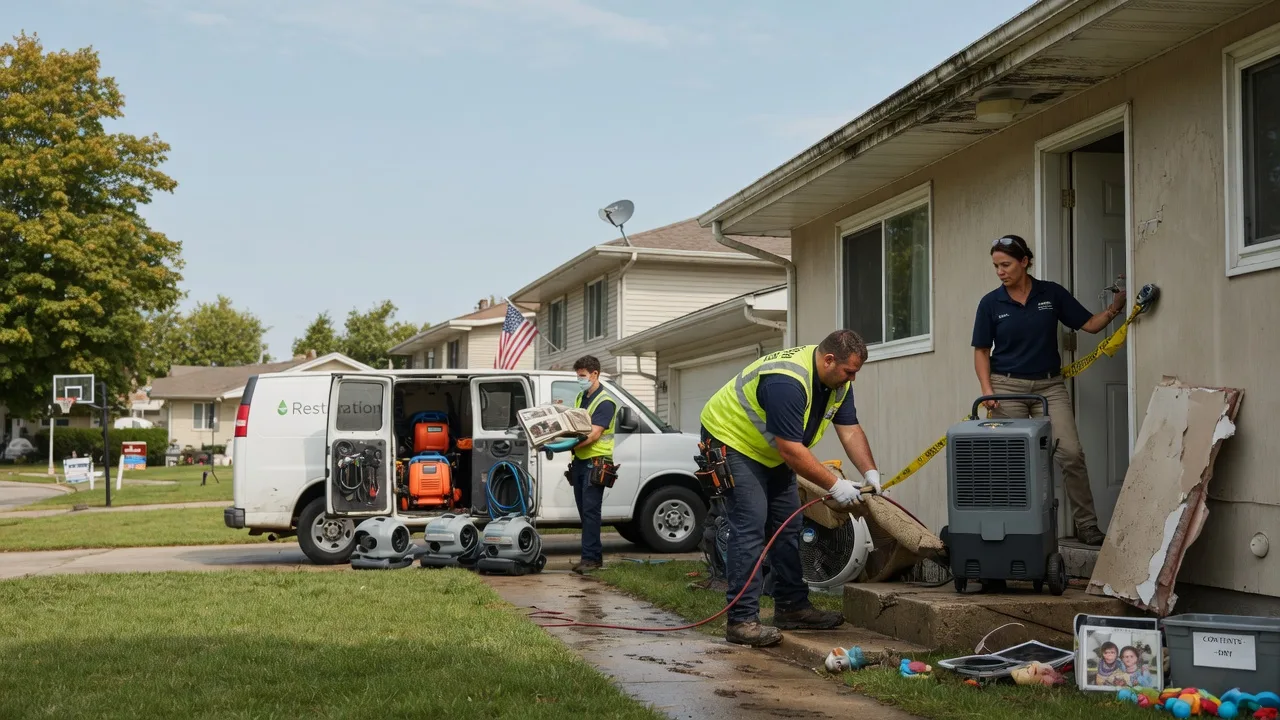 Water Damage Restoration in Rush Center, KS near me